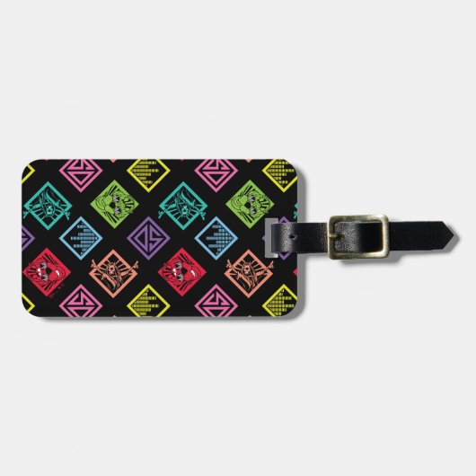 Étiquette À Bagage DJ Scooby-Doo Motif (Devant horizontal)