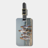 Étiquette À Bagage do-it-yourself étiquette de bagage | Photo personn (Devant Vertical)