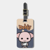 Étiquette À Bagage Dobby Cartoon Caractère Art (Devant Vertical)