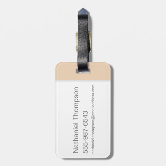 Étiquette À Bagage Dobby Cartoon Caractère Art (Dos Vertical)