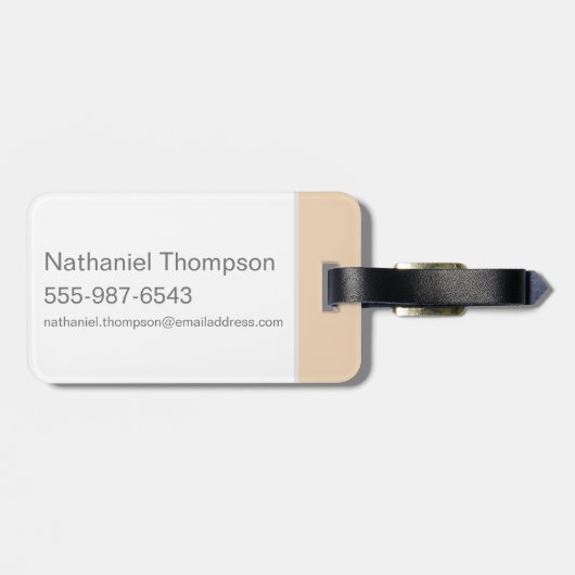 Étiquette À Bagage Dobby Cartoon Caractère Art (Dos horizontal)