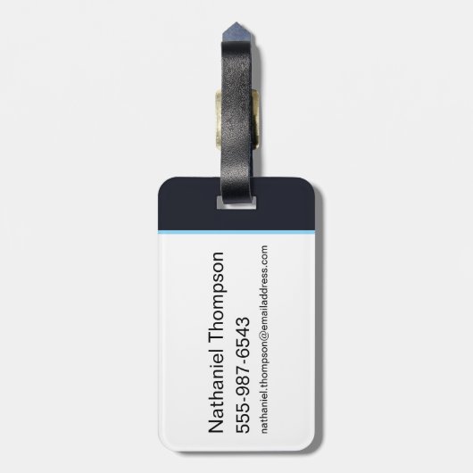 Étiquette À Bagage Doe Patronus d'Anime Severus Snape (Dos Vertical)