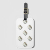 Étiquette À Bagage Dollars (Devant Vertical)