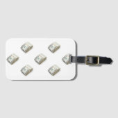 Étiquette À Bagage Dollars (Devant Horizontal)