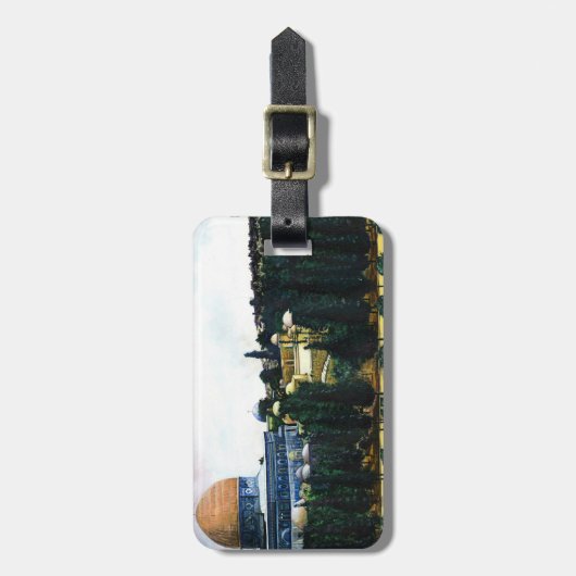 Étiquette À Bagage Dôme du Rocher, Jérusalem (Devant Vertical)