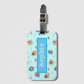 Étiquette À Bagage Don pour la fête de la piscine (Devant Vertical)