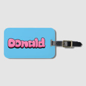 Étiquette À Bagage Donald (Devant Horizontal)