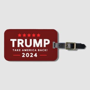 Étiquette À Bagage Donald Trump 2024 et l'Amérique