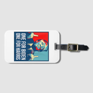 Étiquette À Bagage Donald Trump Middle Finger Biden Harris America Re