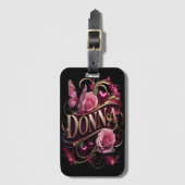 Étiquette À Bagage Donnas Golden Romance (Devant Vertical)