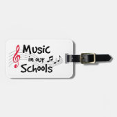 Étiquette À Bagage Donnez du rythme à votre équipement de voyage  (Devant horizontal)