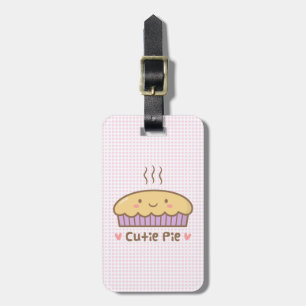 Étiquette À Bagage Doodle de Kawaii Cutie Pie pour elle