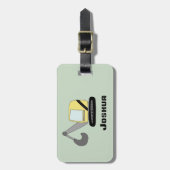 Étiquette À Bagage Doodle et nom de l'extracteur de gognards mignons (Devant Vertical)