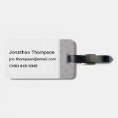 Étiquette À Bagage Doodles De L'Espace Et De La Science (Dos horizontal)