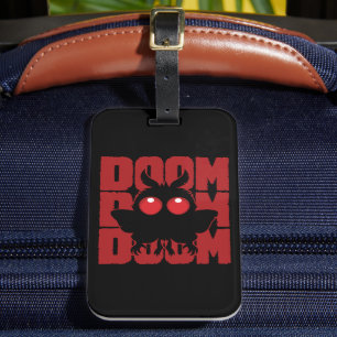 Étiquette À Bagage DOOM DOOM DOOM Kawaii Mothman Crryptozoaire