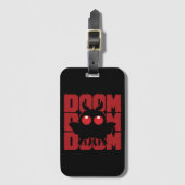 Étiquette À Bagage DOOM DOOM DOOM Kawaii Mothman Crryptozoaire (Devant Vertical)