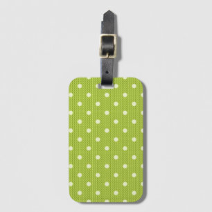 Étiquette À Bagage Dotty Delight Green