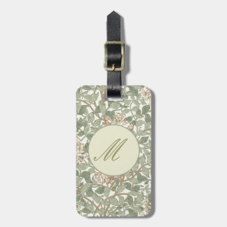 Étiquette À Bagage Douce Chèvre Vintage William Morris Chèvrefeuille
