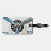 Étiquette À Bagage Douglas DC-3 Aircraft. Hélice (Dos horizontal)