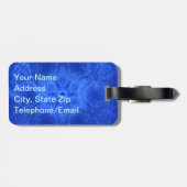 Étiquette À Bagage Dove (Dos horizontal)