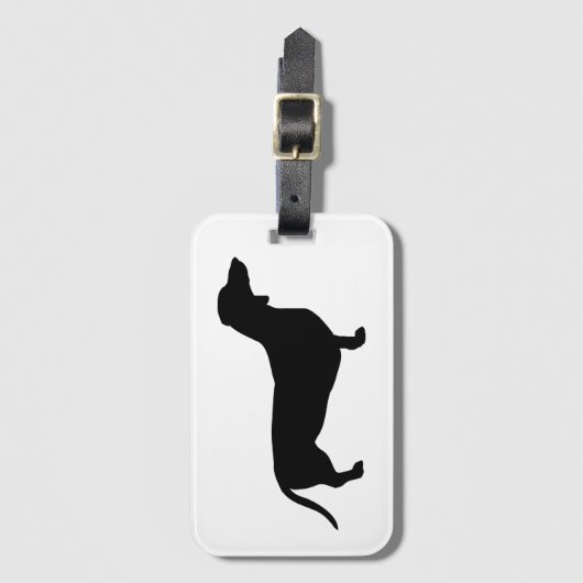 Étiquette À Bagage Doxie (Devant Vertical)