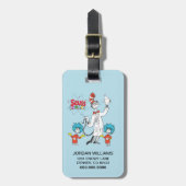 Étiquette À Bagage Dr Seuss | Chat dans la science de la sécurité Cas (Devant Vertical)