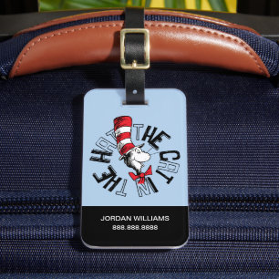 Étiquette À Bagage Dr Seuss Chat dans l'art rond Casquette