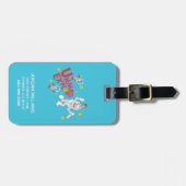 Étiquette À Bagage Dr Seuss | Chat dans l'Explorateur d'univers Casqu (Devant horizontal)