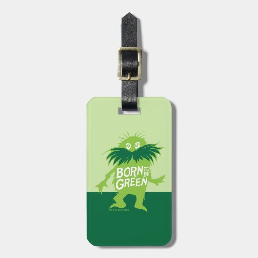 Étiquette À Bagage Dr Seuss | Lorax - Né Pour Être Vert (Devant Vertical)