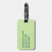 Étiquette À Bagage Dr Seuss | Lorax - Né Pour Être Vert (Dos Vertical)