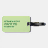 Étiquette À Bagage Dr Seuss | Lorax - Né Pour Être Vert (Dos horizontal)