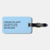 Étiquette À Bagage Dr Seuss | Une chose Deux graphiques patriotiques (Dos horizontal)