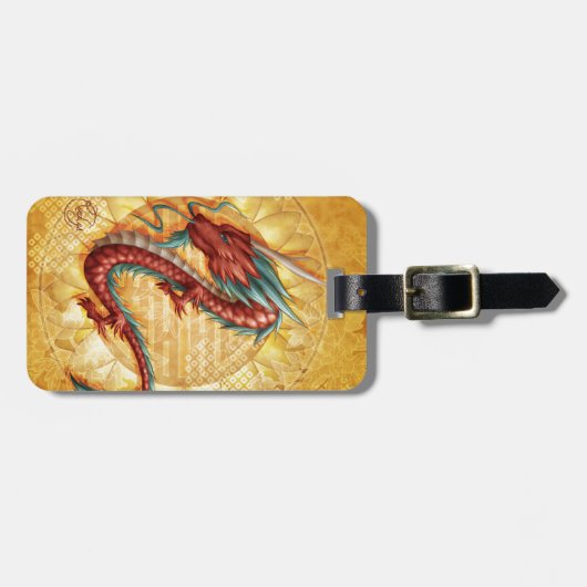 Étiquette À Bagage Dragon (Devant horizontal)