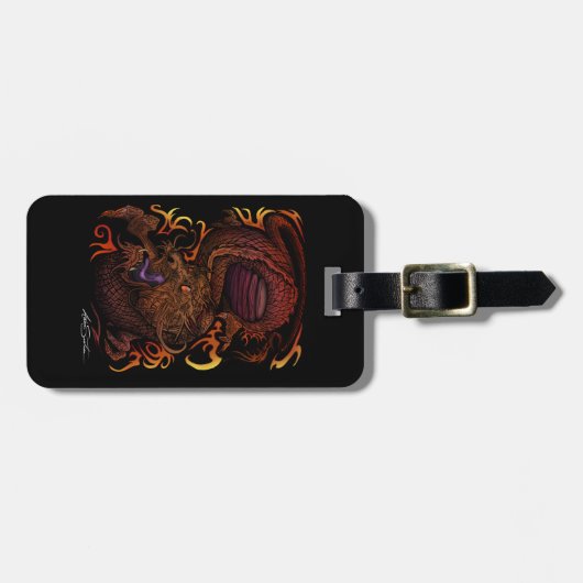 Étiquette À Bagage Dragon (Devant horizontal)