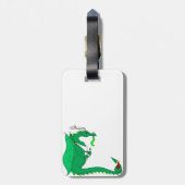 Étiquette À Bagage Dragon affamé (Dos Vertical)