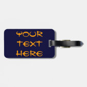 Étiquette À Bagage Dragon céleste (Dos horizontal)