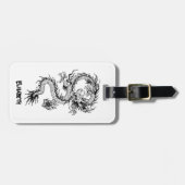 Étiquette À Bagage Dragon chinois (Devant horizontal)