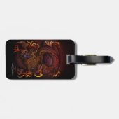 Étiquette À Bagage Dragon (conception de signature) (Dos horizontal)
