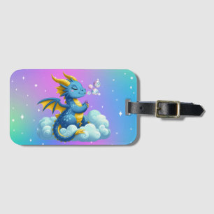Étiquette À Bagage Dragon mignon/Whimsical