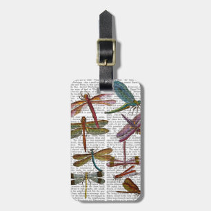 Étiquette À Bagage Dragonfly Print 4