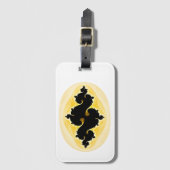 ÉTIQUETTE À BAGAGE DRAGONS (Devant Vertical)