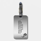 Étiquette À Bagage Dragons dansants (Dos Vertical)