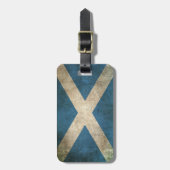 Étiquette À Bagage Drapeau affligé par cru de l'Ecosse (Devant Vertical)