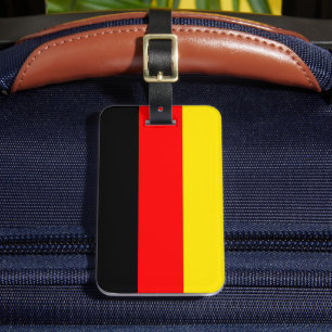 Étiquette À Bagage Drapeau Allemagne