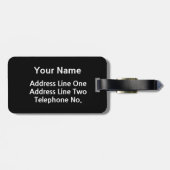 Étiquette À Bagage Drapeau Allemagne (Dos horizontal)