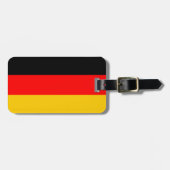 Étiquette À Bagage Drapeau allemand Deutsche Flagge (Devant horizontal)