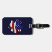 Étiquette À Bagage Drapeau américain (Devant horizontal)