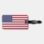 Étiquette À Bagage Drapeau américain (Dos horizontal)