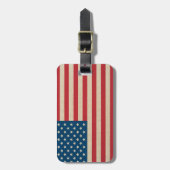 Étiquette À Bagage Drapeau américain (Devant Vertical)