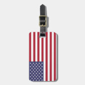 Étiquette À Bagage Drapeau américain (Devant Vertical)